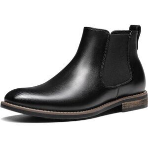 Men's Chelsea Boots Zip Ankle Dress Boot Black